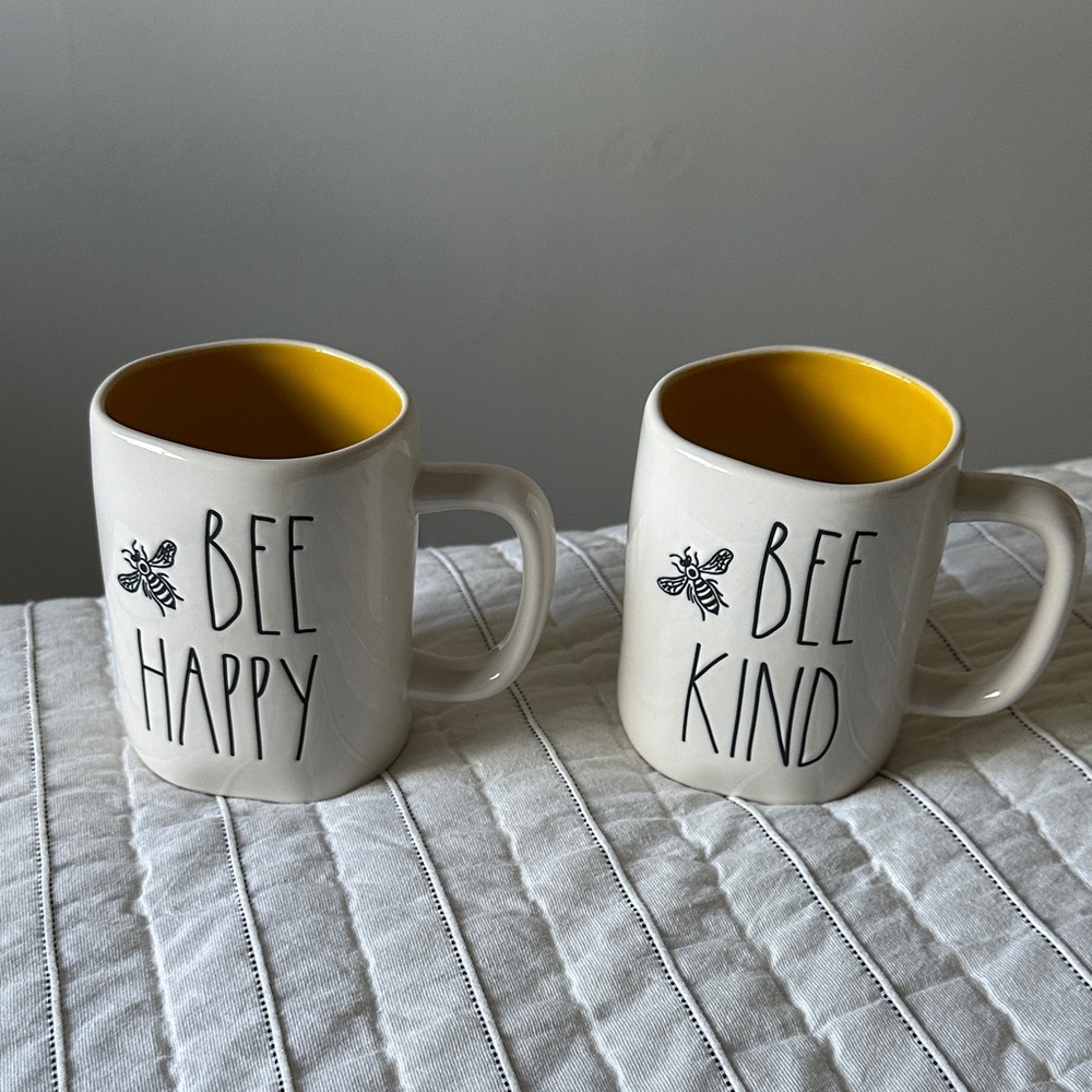 Rae Dunn set of two Coffee Mugs